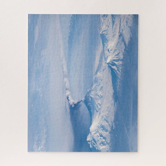 Rauch aus dem Vulkan Kliuchevskoi. Puzzle (Vertikal)