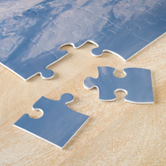 Rauch aus dem Vulkan Kliuchevskoi. Puzzle (Seite)