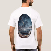 Rauch-Dart-Design Straight to the Bullseye T-Shirt (Rückseite)