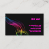 Rauch-Effekt-Visitenkarte Visitenkarte (Rückseite)