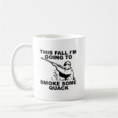 Rauch etwas Quack Funny Mug Kaffeetasse (Links)
