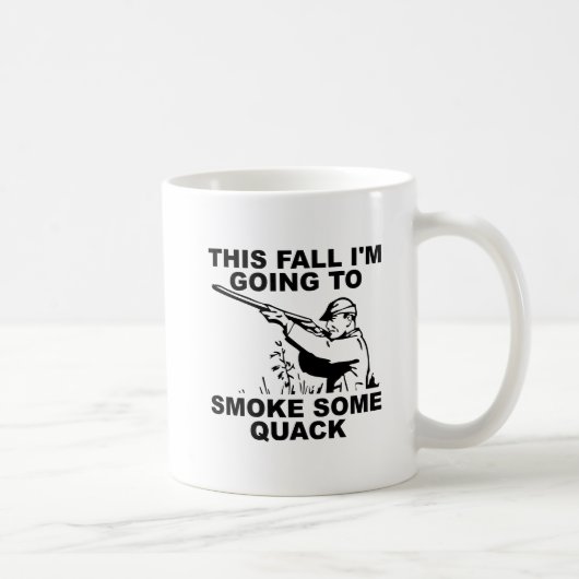 Rauch etwas Quack Funny Mug Kaffeetasse (Rechts)