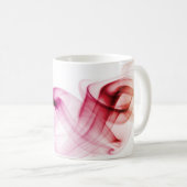 Rauch farbiger abstrakter Regenbogen-Weihrauch Kaffeetasse (VorderseiteRechts)