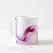 Rauch farbiger abstrakter Regenbogen-Weihrauch Kaffeetasse (Vorderseite Links)