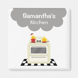 Rauch & Feuer Retro Stove Kitchen Magnet