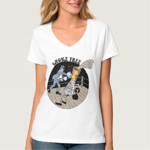 Rauch gibt frei. Treten des Hinterns! T-Shirt