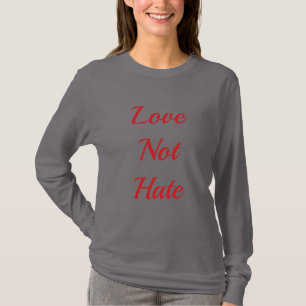 Rauch grauer, langschläfiger T - Shirt