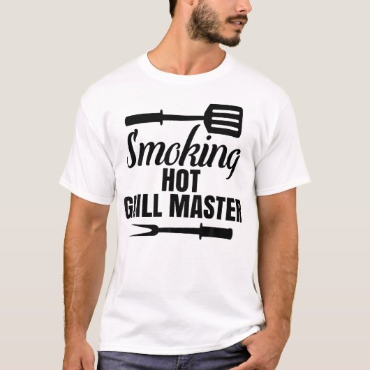 Rauch Hot Grill Master T - Shirt Grillen King Quee (Vorderseite)