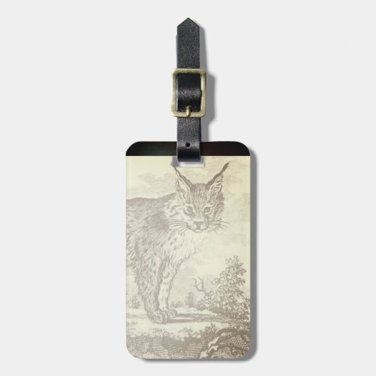 Rauch-Luchs Gepäckanhänger (Vorderseite vertikal)