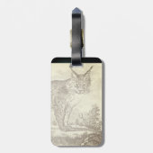 Rauch-Luchs Gepäckanhänger (Rückseite vertikal)