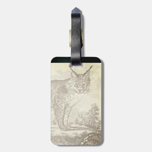 Rauch-Luchs Gepäckanhänger (Rückseite vertikal)