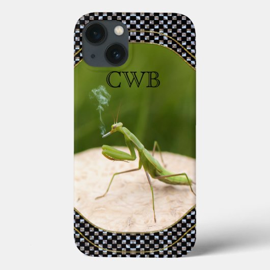 Rauch-Mantis-Monogramm-Rückstau Case-Mate iPhone Hülle (Rückseite)