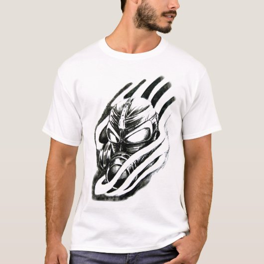 Rauch-Maske T-Shirt (Vorderseite)