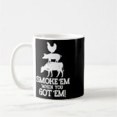 Rauch mich, wenn du Grillen Got Kaffeetasse (Links)