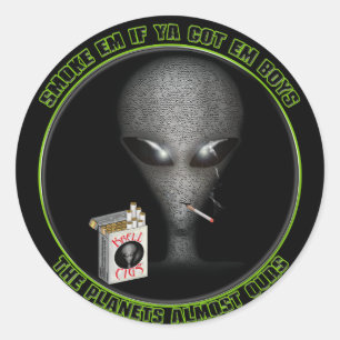 Rauch mich, wenn du mich got! Aufkleber