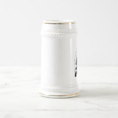 Rauch- oder Feuerschiffsbier Stein Bierglas (Mittel)