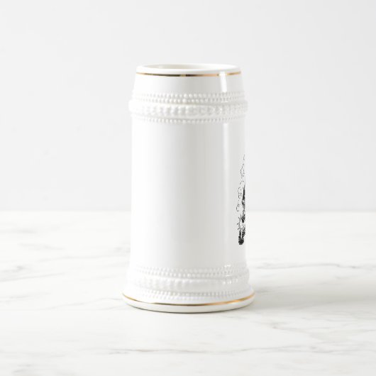 Rauch- oder Feuerschiffsbier Stein Bierglas (Mittel)