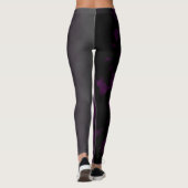 Rauch-Orchis Leggings (Rückseite)