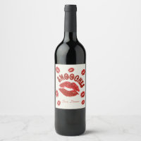 Rauch, rote Lippen