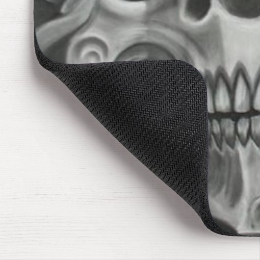 Rauch-Schädel Mousepad (Ecke)