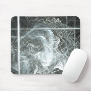 Rauch über Schwarzem Mousepad