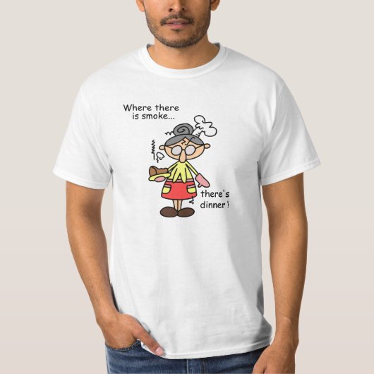 Rauch und Abendessen T-Shirts und Geschenke (Vorderseite)