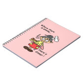 Rauch und Abendessen-T - Shirts und Geschenke Notizblock (Linke Seite)