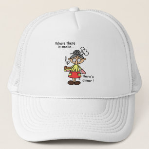 Rauch und Abendessen-T - Shirts und Geschenke Truckerkappe