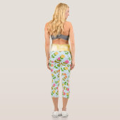 Rauch und Blume Capri Leggings (Rückseite)
