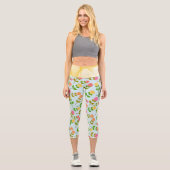 Rauch und Blume Capri Leggings (Vorderseite)