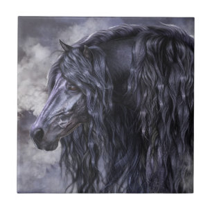 Rauch-und Ebenholz-Kunst-Fliese Fliese