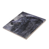 Rauch-und Ebenholz-Kunst-Fliese Fliese (Seite)