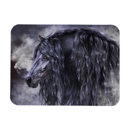 Rauch und Ebony Flexi Magnet (Horizontal)