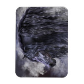 Rauch und Ebony Flexi Magnet (Vertikal)