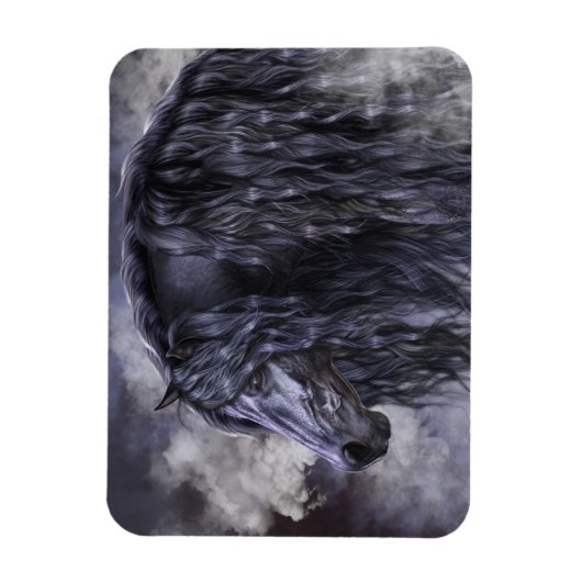 Rauch und Ebony Flexi Magnet (Vertikal)