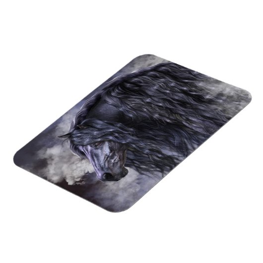 Rauch und Ebony Flexi Magnet (Linke Seite)