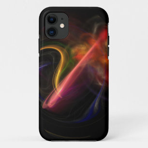 Rauch und Flammen abstrakte Art iPhone 5 Fall 11 Hülle