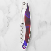 Rauch- und Flammen-Korkenzieher Flaschenöffner Kellnermesser (Vorderseite)