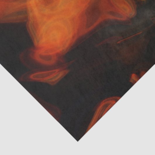 Rauch und Flammen Seidenpapier (Detail)