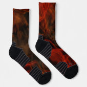 Rauch und Flammen Socken (Rechts)