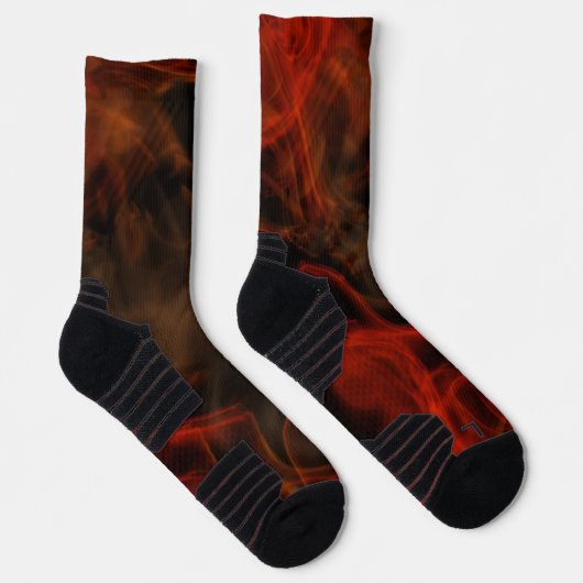 Rauch und Flammen Socken (Rechts)