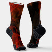 Rauch und Flammen Socken (Gewinkelt)