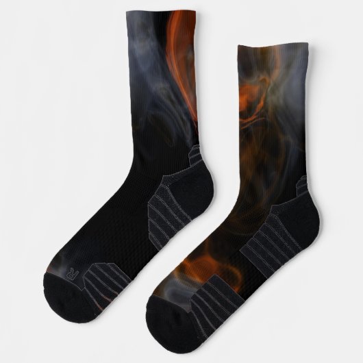 Rauch und Flammen Socken (Links)