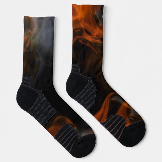 Rauch und Flammen Socken (Rechts)