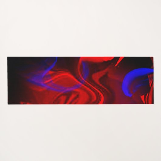 Rauch- und Flammenmotte Yogamatte (Rückseite (Horizontal))