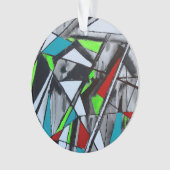 Rauch und Spiegel - Acrylschmuck Ornament (Vorderseite)