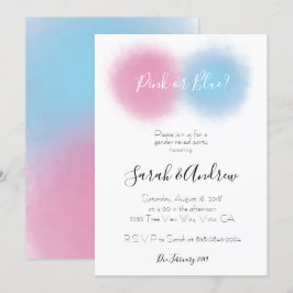 Rauchbombe Gender Reveal Party Rauchbombe Baby Einladung