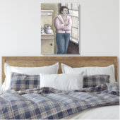 Rauchen 1996 leinwanddruck (Insitu (Schlafzimmer))