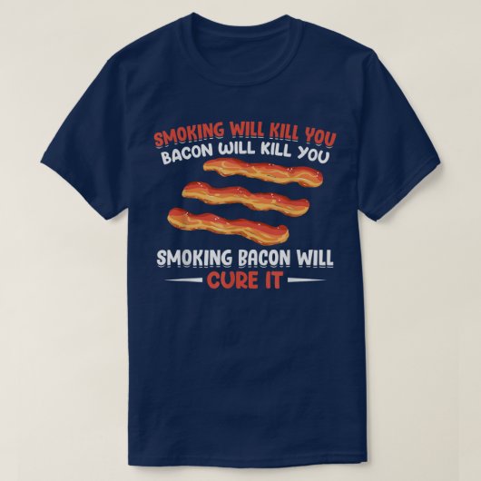 Rauchen Bacon heilt es - Schweinefleisch Fleisch G T-Shirt (Design vorne)