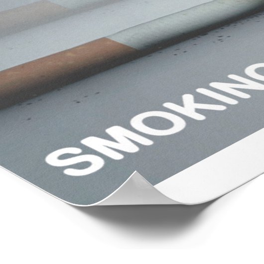 Rauchen beenden poster (Ecke)